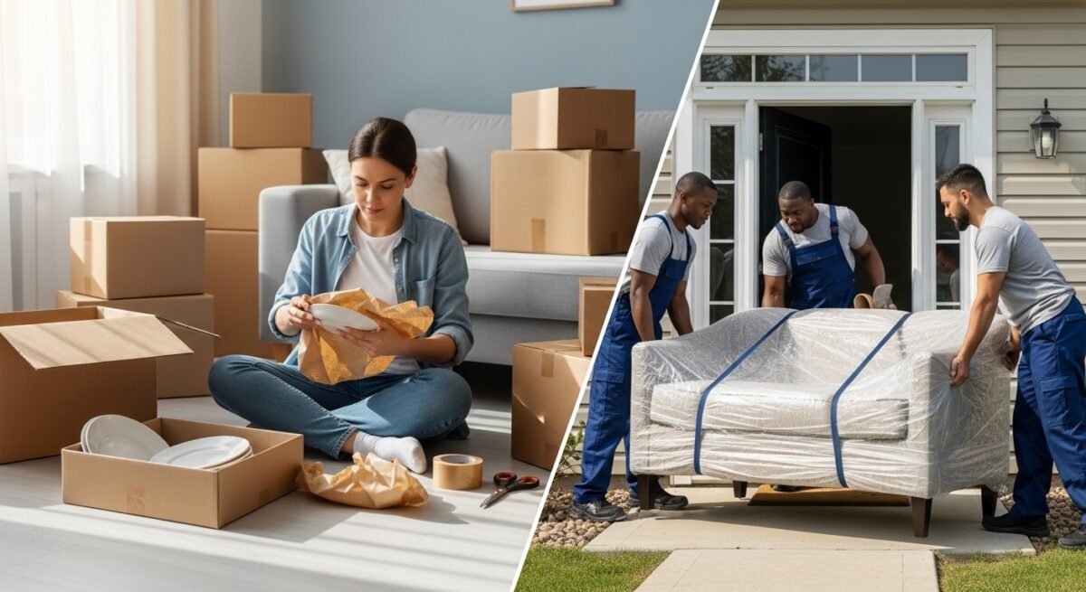 Self Pack Moving vs Full Service Moving