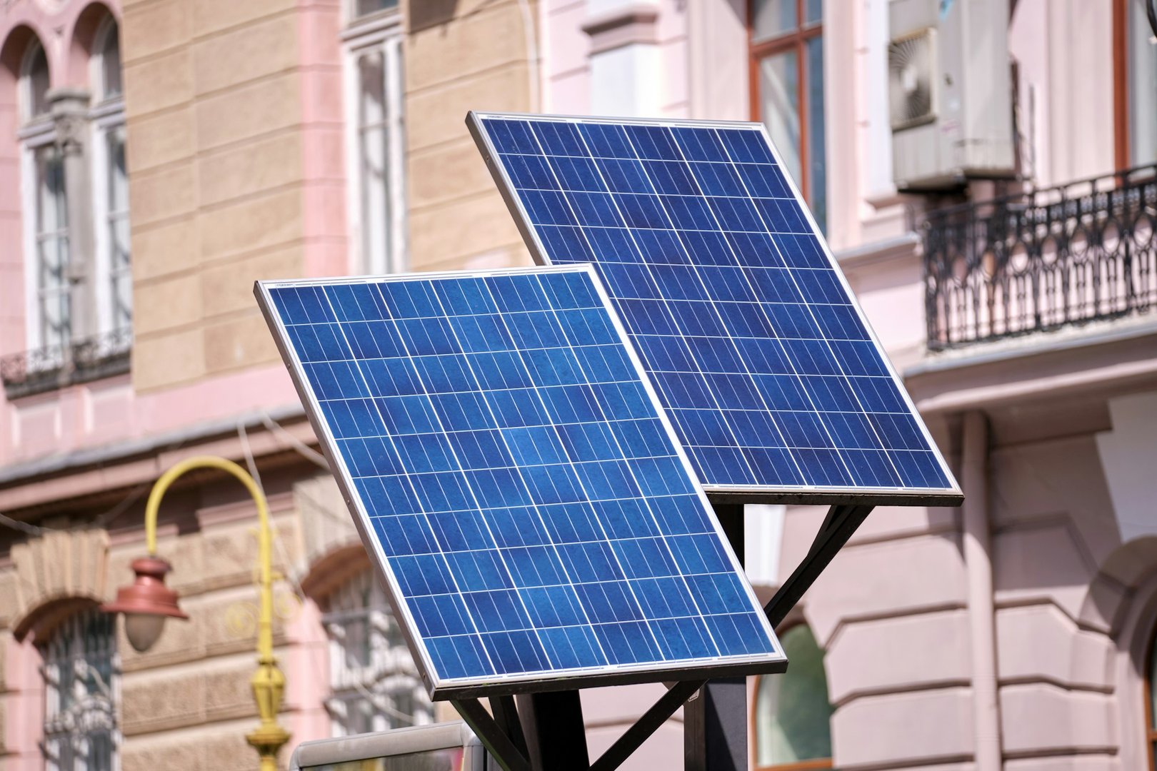 Solar-Powered Street Lights