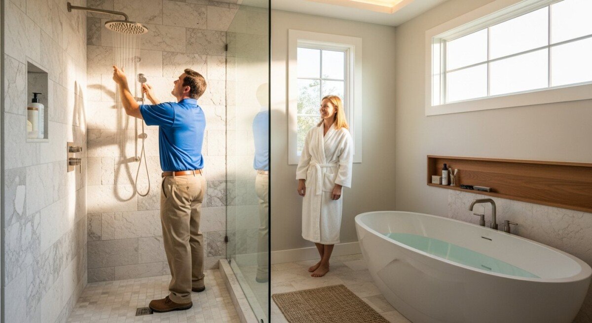 spa style bathroom remodels