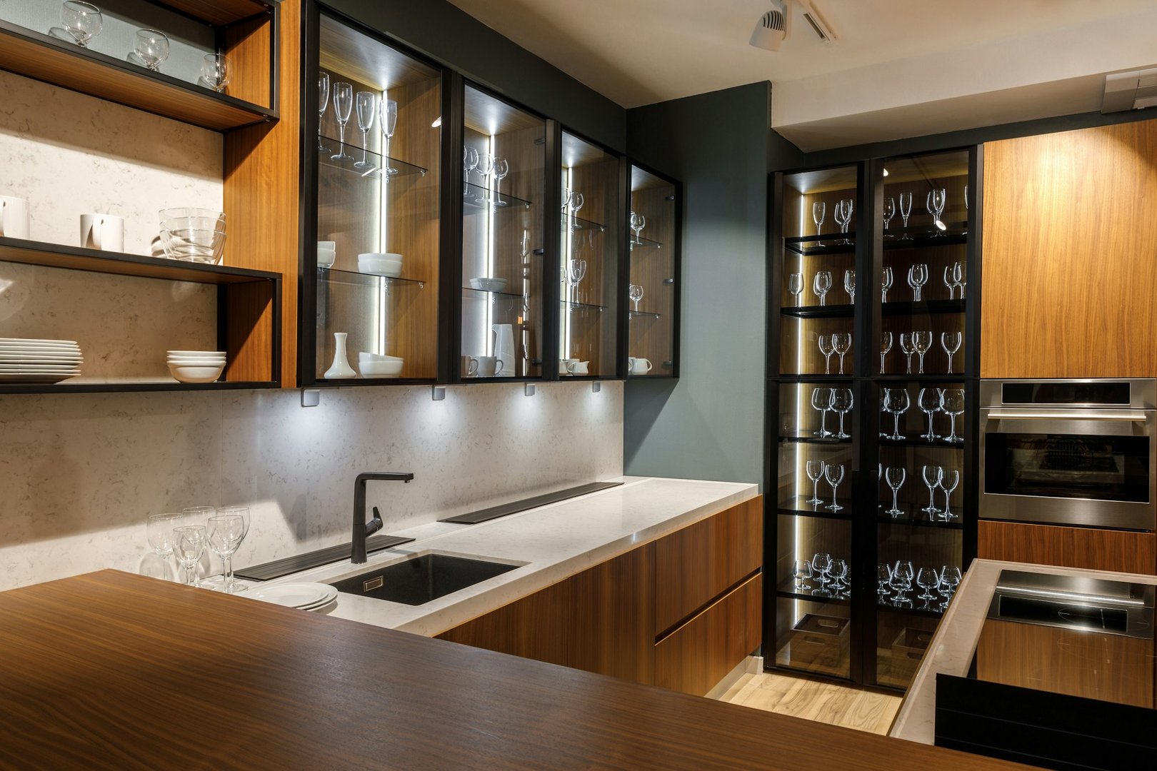 tall wine cabinet