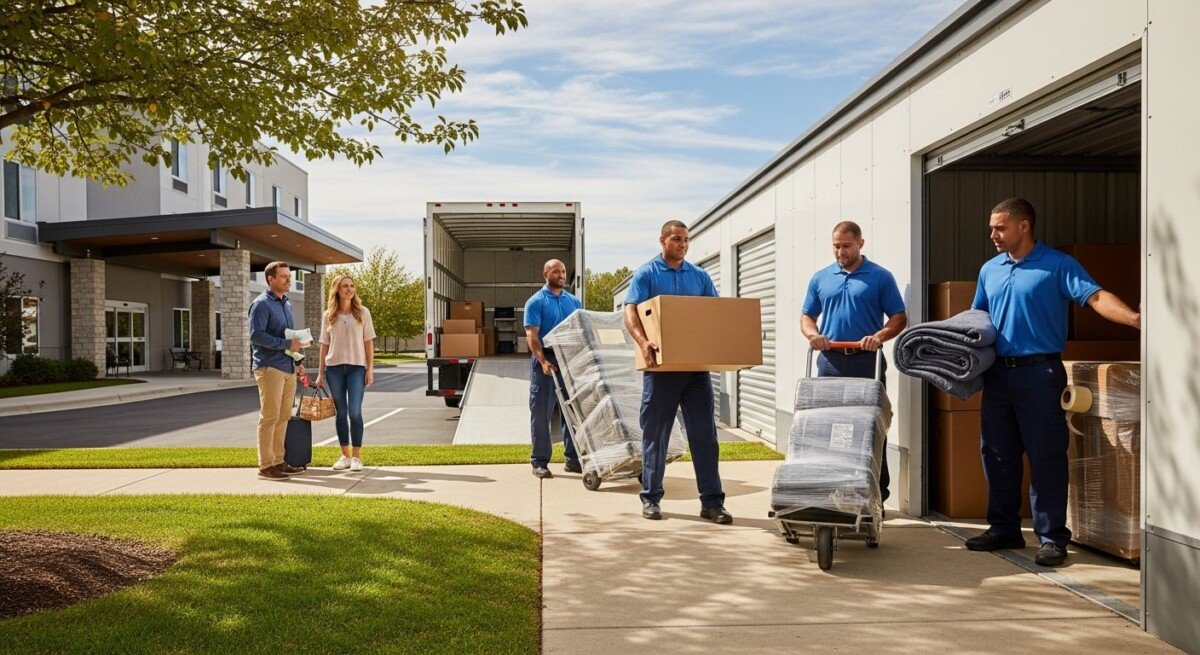 Temporary housing during moves