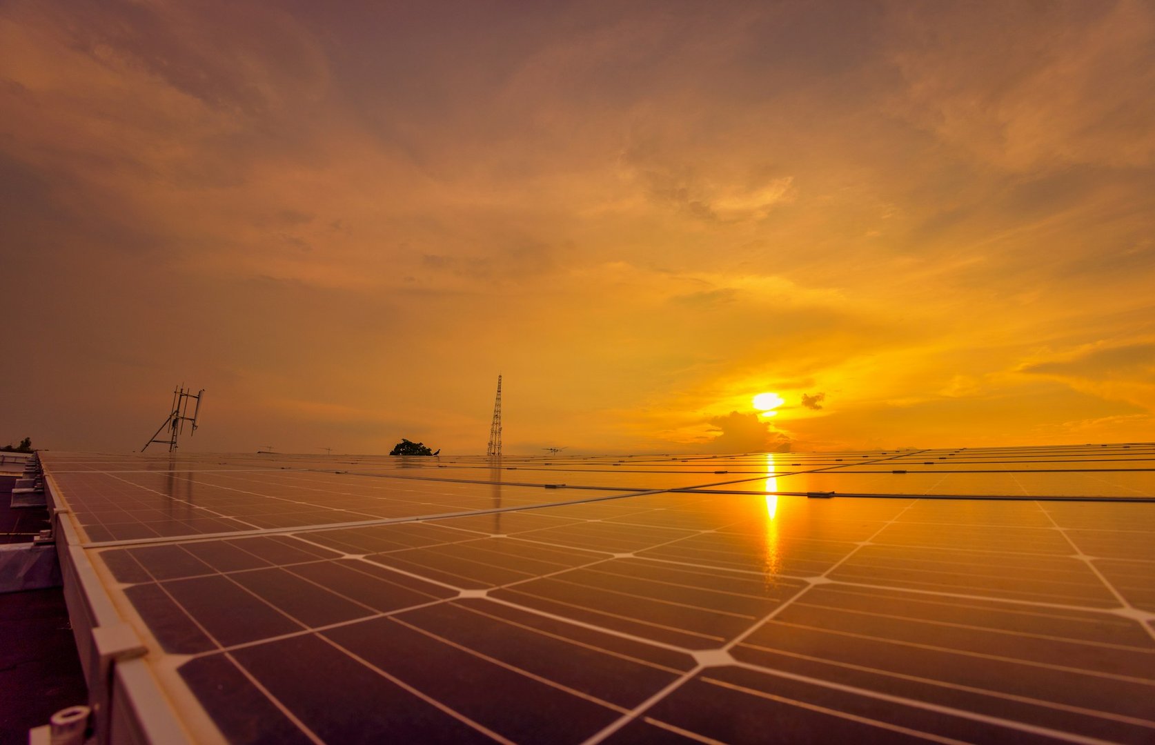 solar energy setup