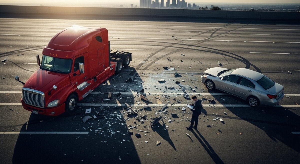 Legal services for truck accidents in Los Angeles