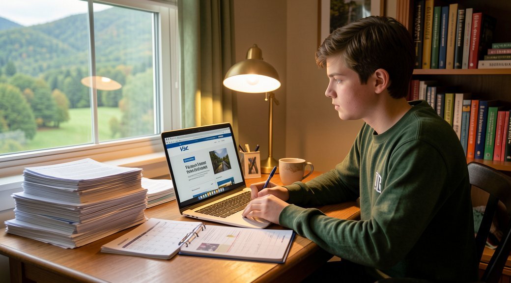 Vermont scholarship application support and information