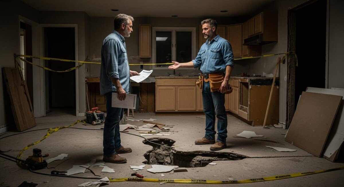 what happens if contractor goes over budget