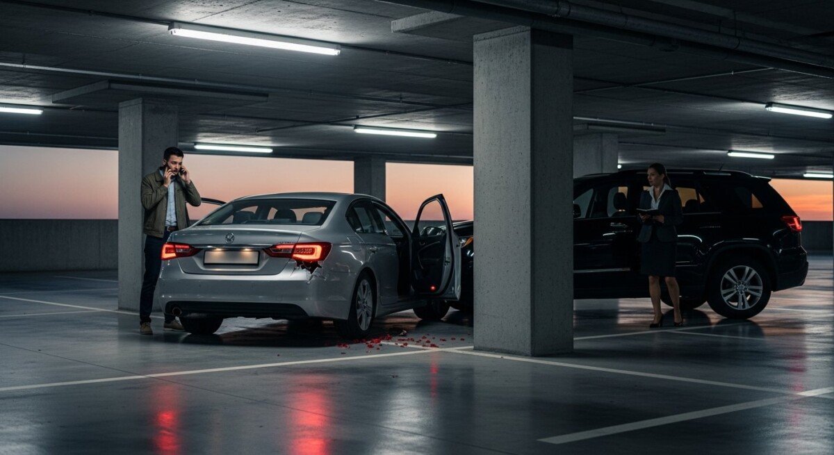 what if accident happened in parking garage