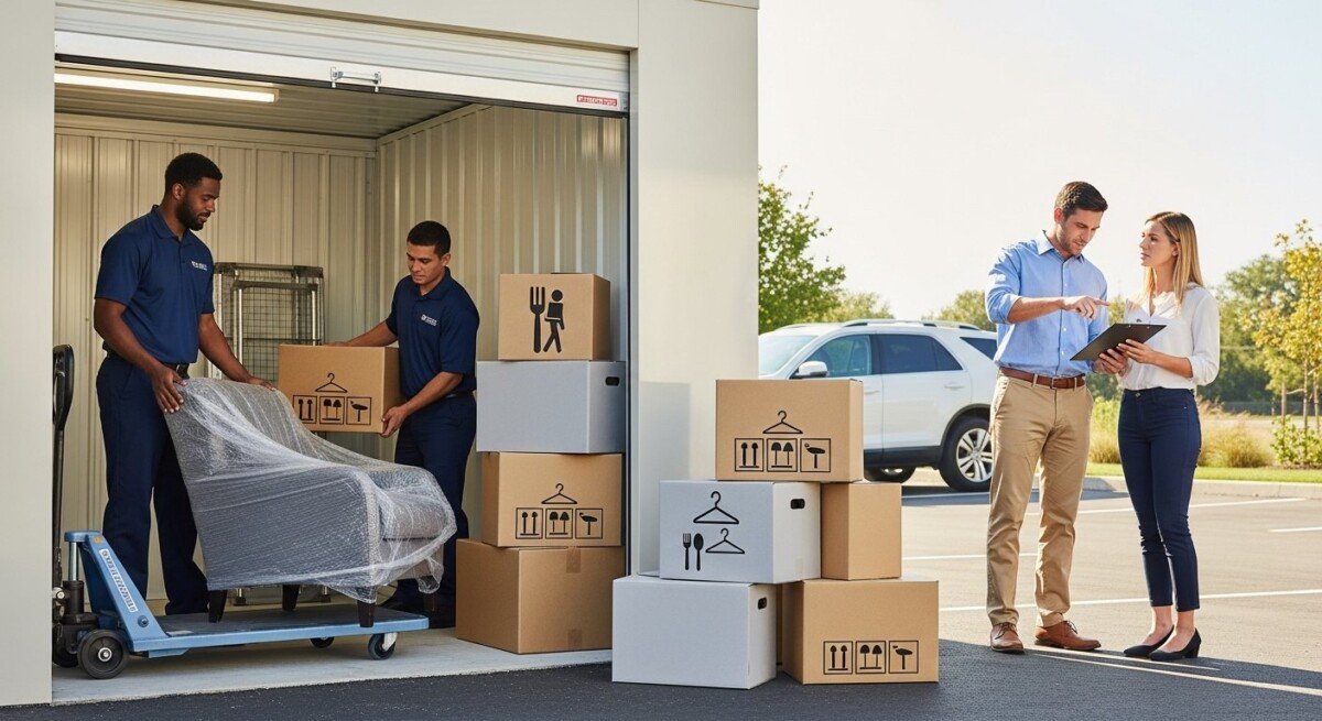 When to rent a storage unit during a home move