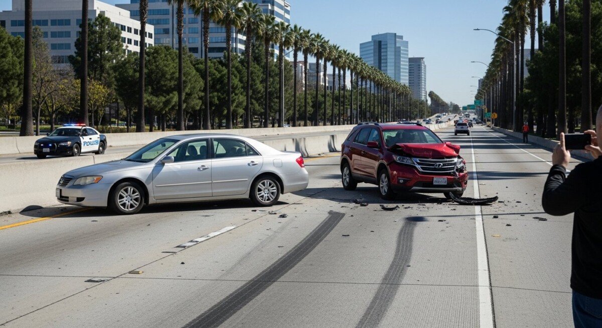 What should I do if I witness a car accident in Sacramento