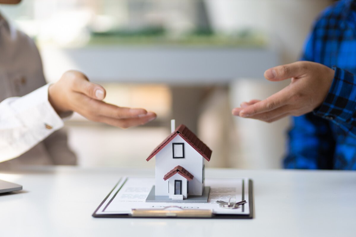Real estate agents are now offering model homes with contracts for sale.